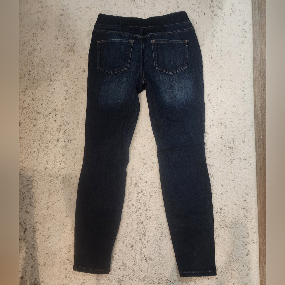 Maurices Deep Indigo Pull On Skinny Jeans